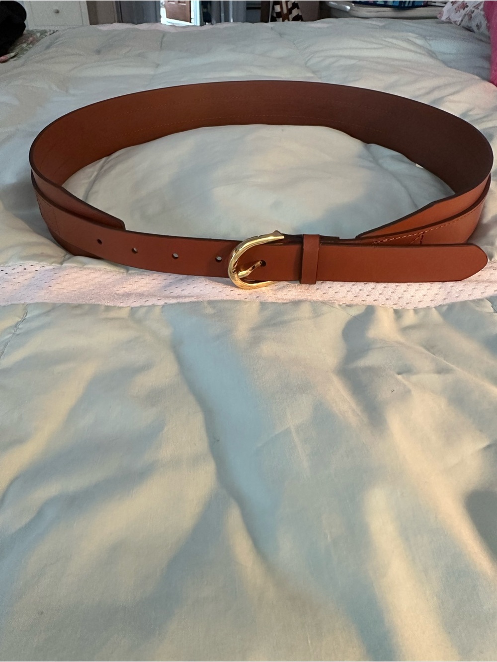 J. Crew Women's genuine Leather Belt in Brown - Picture 2 of 3